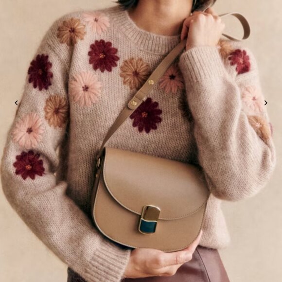 Sezane Sweaters - Suzon Jumper - Mottled Beige